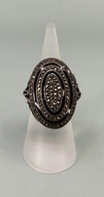 Sterling Silver Marcasite Ring