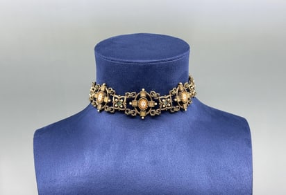 Roxanne Assoulin Micro Mosaic Choker Necklace