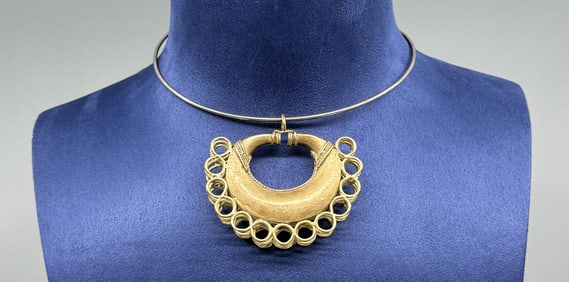 Pre Columbian Tairona Tumbaga Earring