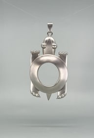 Pierre Cardin Large Turtle Necklace Pendant