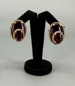 Crown Trifari Philippe Renaissance Earrings