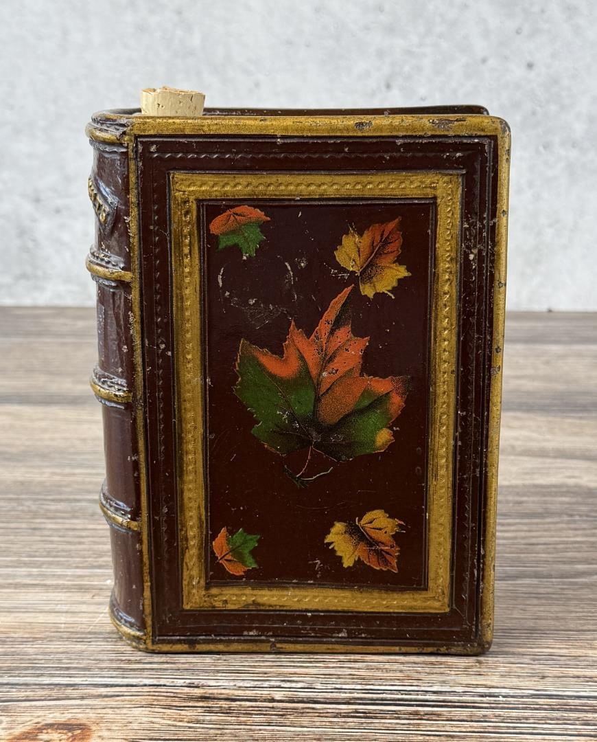 Redware Civil Rights Book Form Whiskey Flask: 7 3/8" by 4 1/2" by 2 1/2".