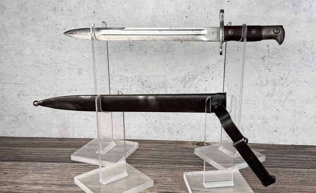 Krag US Model 1892 Springfield Jorgensen Bayonet: Dated 1902