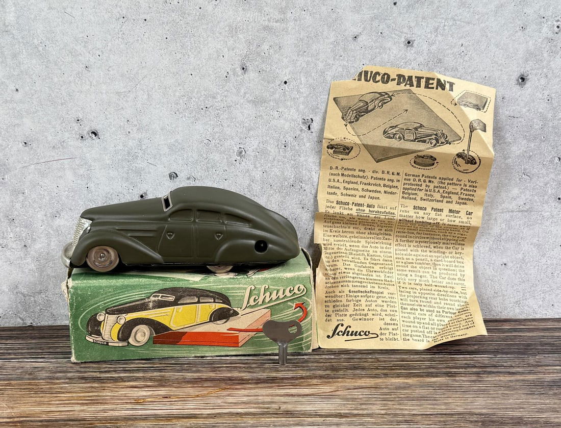 Schuco 1010 Wende Limousine Wind Up Toy Car: Working in original box.