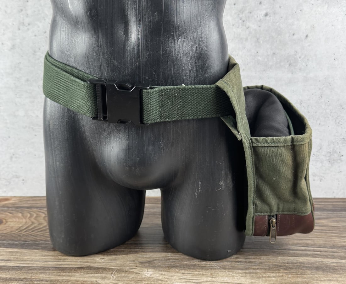 Boyt Leather and Canvas Hunting Shell Bag: USA made