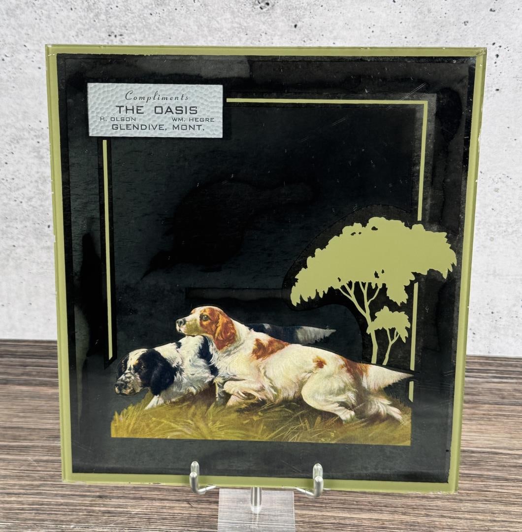 The Oasis Glendive Montana Mirror: 8" by 9"
