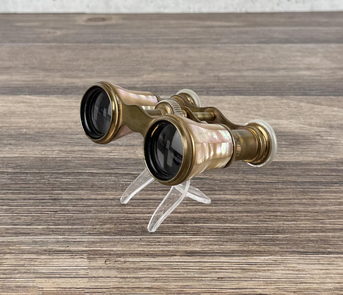 Antique Mother of Pearl Opera Glasses: Nice old set.