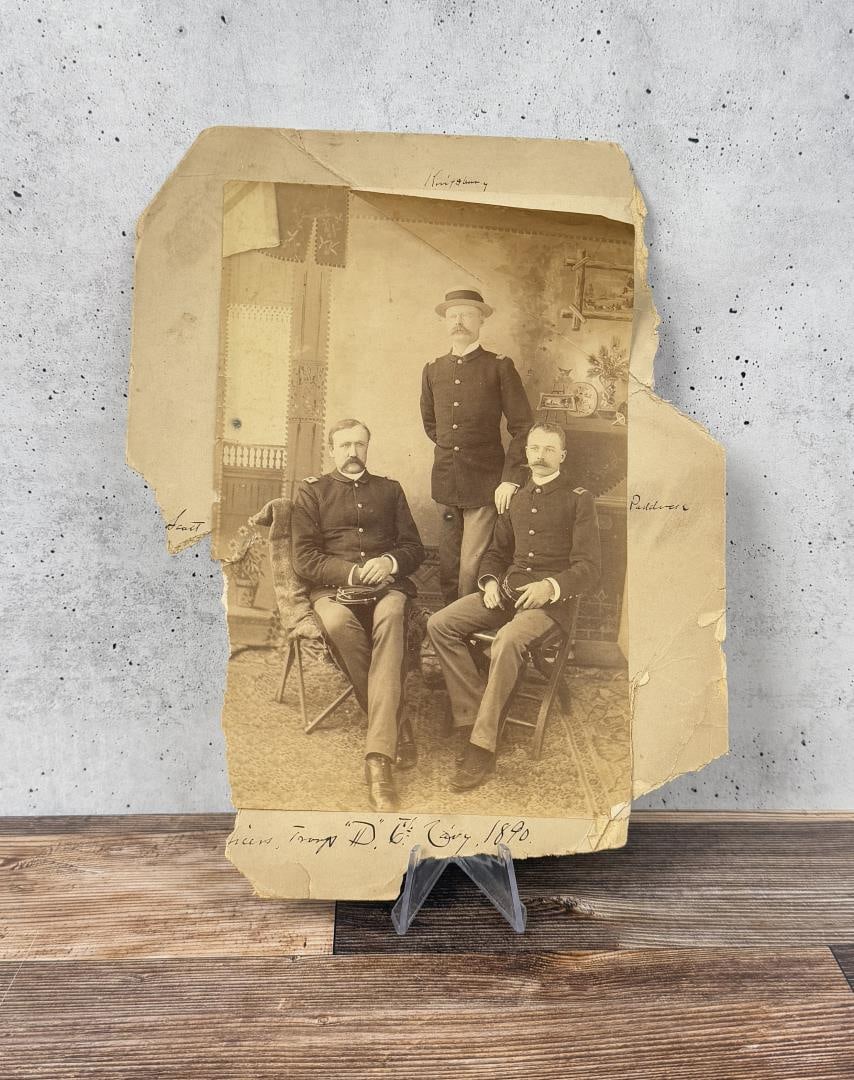 Captain George Lawson Scott 6th Cavalry Photo: Officers Troop D 6th Cavalry 1890 Montana. George Lawson Scott, Henry P. Kingsbury, Richard B. Paddock. 8" by 10". A native of Lafayette, OR, George Lawson Scott (1849-1926), graduated from West Point