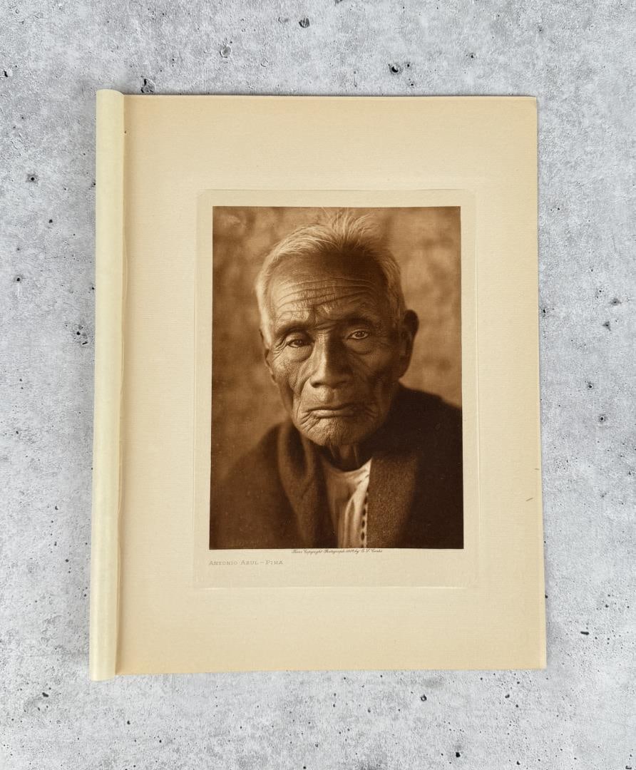 Edward Curtis Photogravure Antonio Azul Pima (1 of 3)