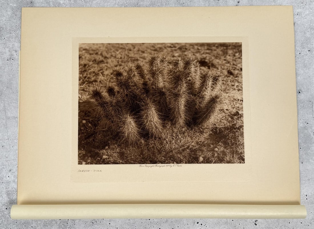 Edward Curtis Photogravure Isevik Pima (1 of 3)