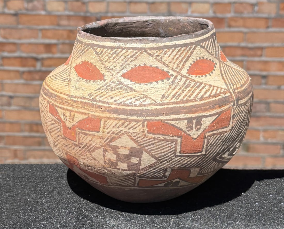 Laguna Pueblo Polychrome Olla Water Pot (1 of 4)