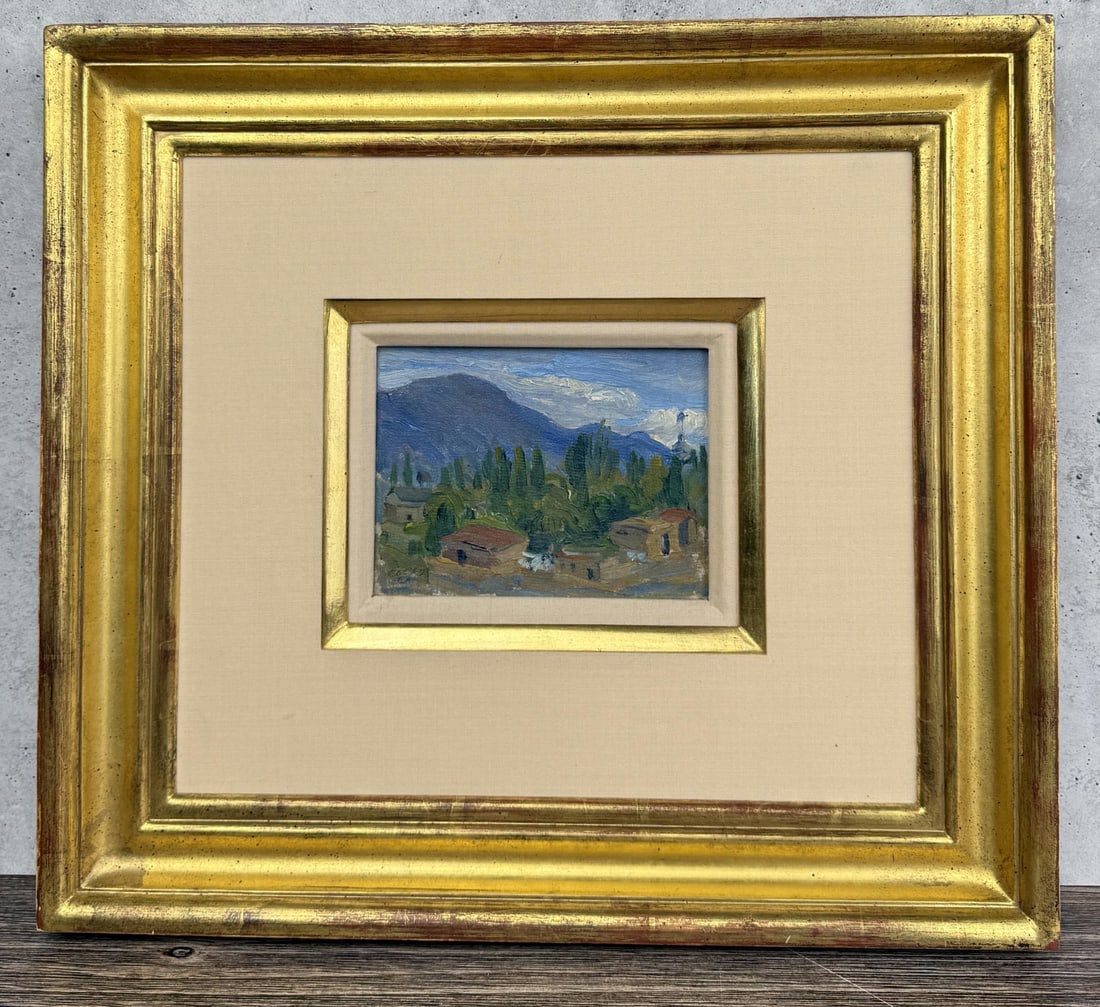 Ethel M Cooke Old Soledad Santa Fe Painting (1 of 7)