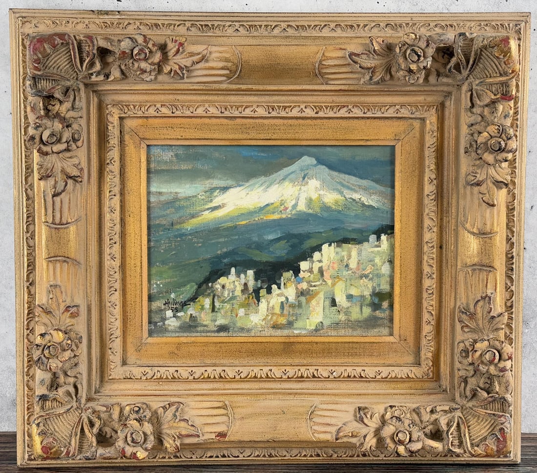 Clark Hulings Chimayo New Mexico Oil Painting (1 of 7)