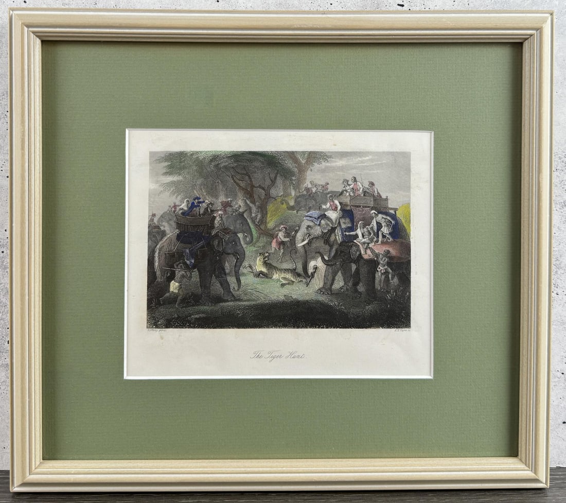A.H. Payne The Tiger Hunt Lithograph (1 of 4)