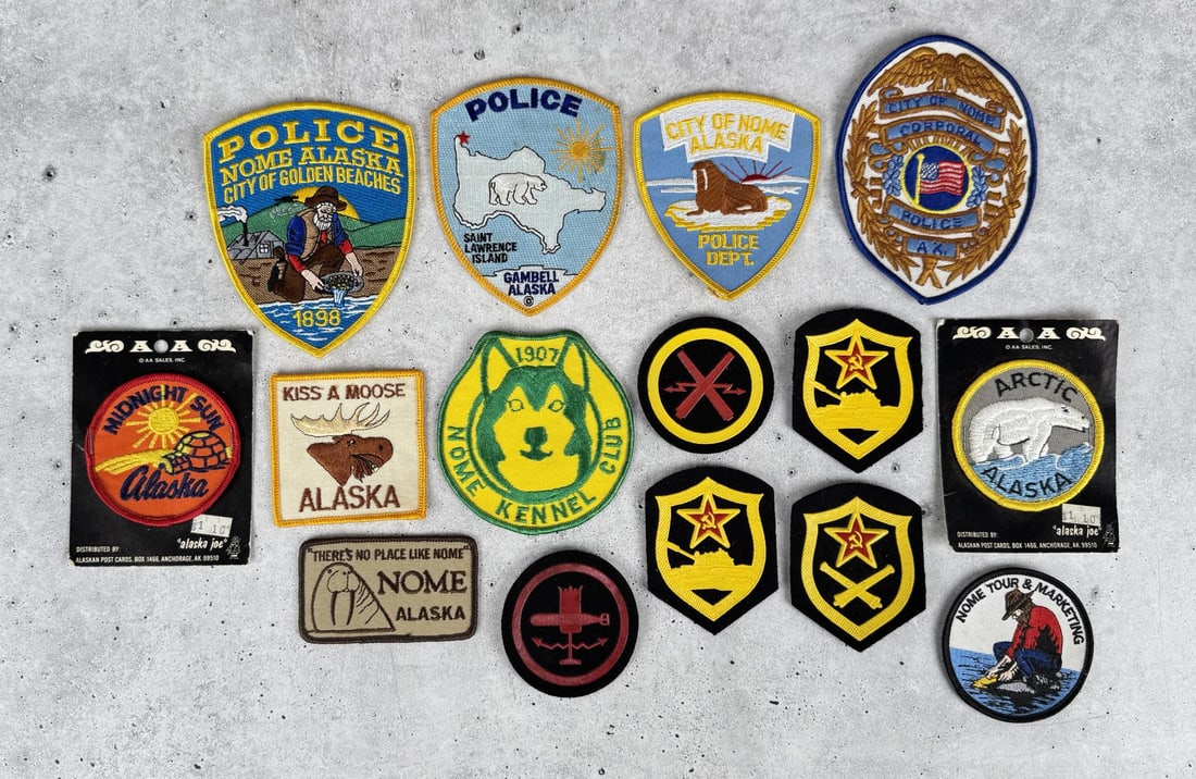 Collection of Alaska Police Patches: Nice grouping.