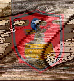 Vietnam War 162nd AHC Snoopy Flying Ace Patch