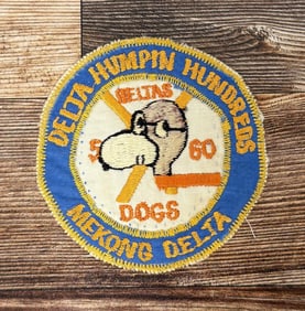Vietnam War Delta Humpin Hundreds Snoopy Patch
