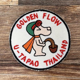 Golden Flow U-TAPAO Thailand Snoopy Patch