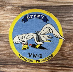 US Navy Crew 7 VW-1 Typhoon Trackers Patch