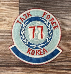 Korean War Task Force 77 Patch