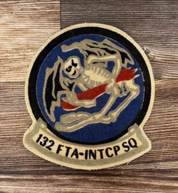 Air Force 132 Fighter Interceptor Squadron Patch