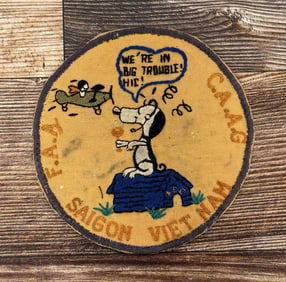 US Air Force Vietnam War Saigon Snoopy Patch