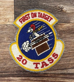 Vietnam War 20th TASS Snoopy Patch