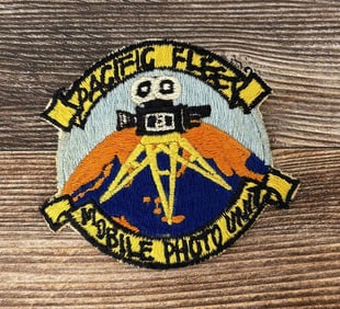 US Navy Pacific Fleet Mobile Photo Unit Patch