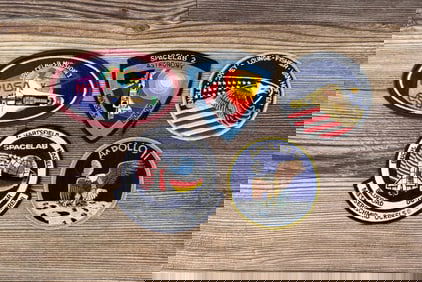 Collection Of NASA Mission Patches