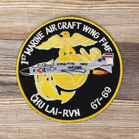 Vietnam War 1st Marine Aircraft Wing FMF Patch