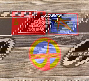 Group Of Soviet Russian Space Agency Patches