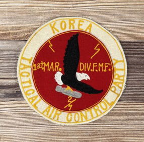 Korean War 1st Marines Tactical Air Control Patch