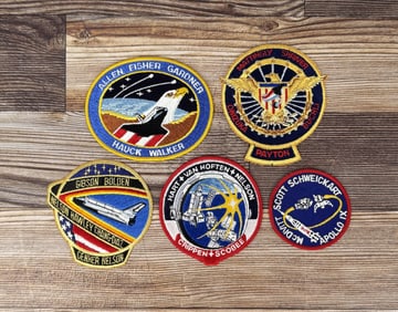 Collection Of NASA Mission Patches