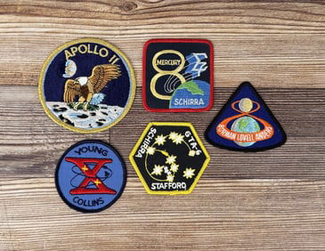 Collection Of NASA Mission Patches