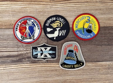 Collection Of NASA Mission Patches