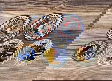 Collection Of NASA Apollo Mission Patches