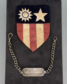 WW2 CBI Flying Tigers Patch & ID Bracelet