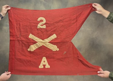 Spanish American War 2nd Field Artillery Guidon