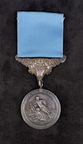 1910 US Coast Guard Silver Lifesaving Medal