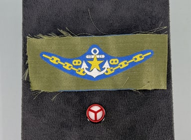 WW2 Imperial Japanese Army Sea Born Troop Badge