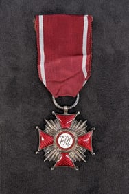 Polish Order Cross of Merit Medal
