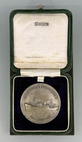 Sterling Silver Imperial Japanese Steamship Medal