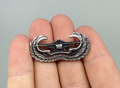 WW2 US Army Glider Troops Sterling Silver Wings