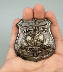 Camp Pendleton Virginia Fire Department Badge