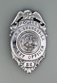 US Navy USS Shangri La Police Petty Officer Badge