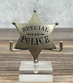 Antique Montana Special Police Six Point Badge