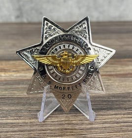 Navy Moffett Field California Security Badge
