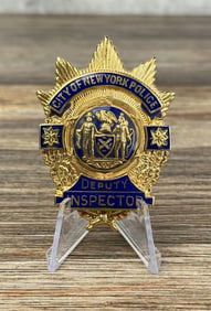 New York City Police Deputy Inspector Badge