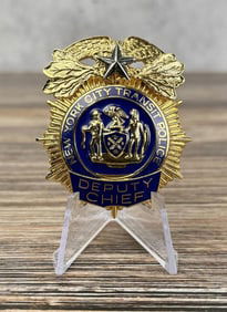 New York City Deputy Police Transit Police Badge