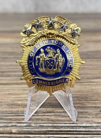New York City Police Commissioner Badge